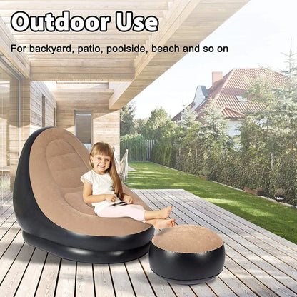 Dropdeals™- Inflatable Lounge Chair (Ultra Large - Heavy PVC)